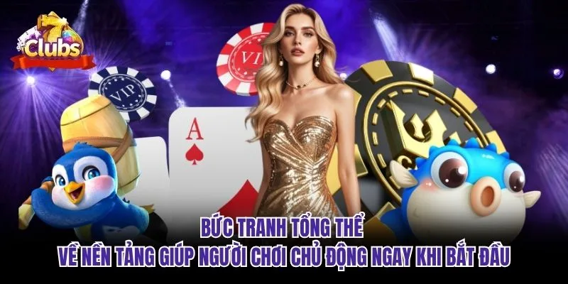 Bức tranh tổng thể về nền tảng giúp người chơi chủ động ngay khi bắt đầu